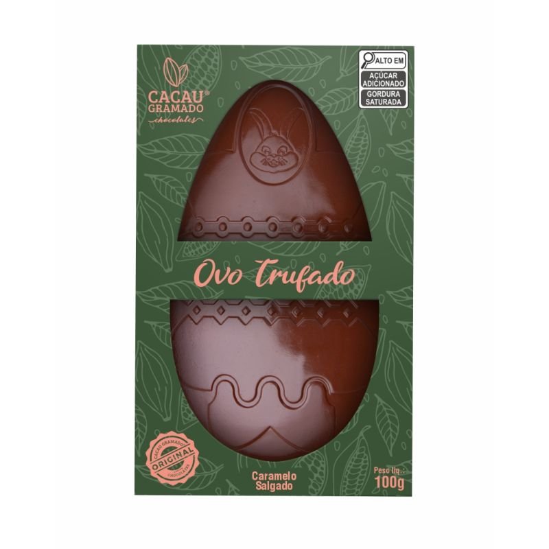 Ovo Trufado Sabor Caramelo Salgado 100g